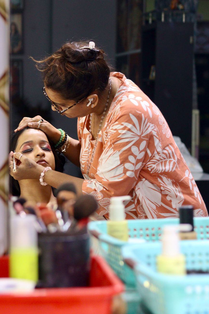 Svatební make-up klientky